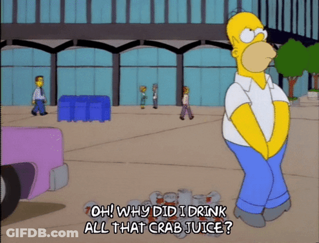 I Gotta Pee Homer Simpson GIF