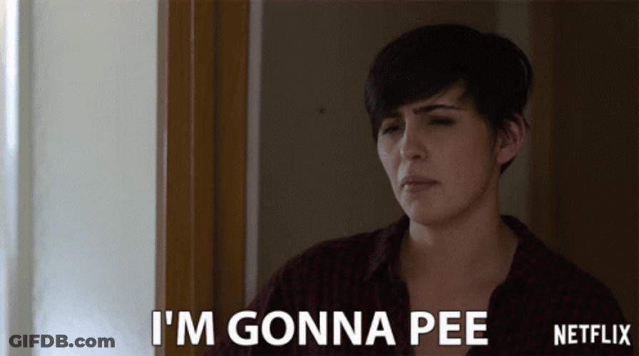 I Gotta Pee Jacqueline Toboni GIF