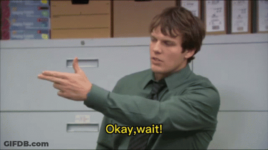 I Gotta Pee The Office Pam Beesly GIF