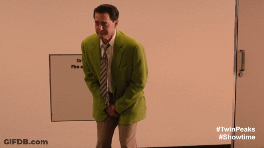 I Gotta Pee Twin Peaks Dale Cooper GIF