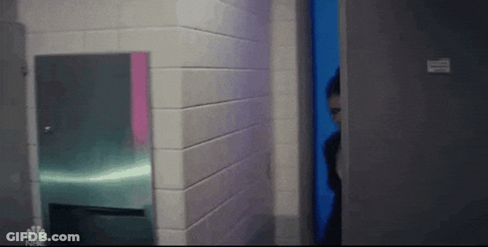 I Gotta Pee Woman Rushing To Toilet Cubicle GIF