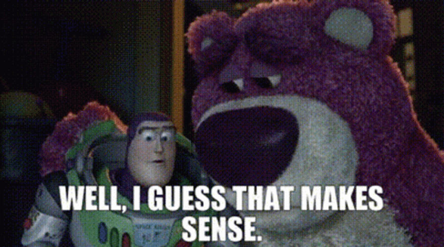 I Guess Buzz Lightyear And Teddy Bear GIF