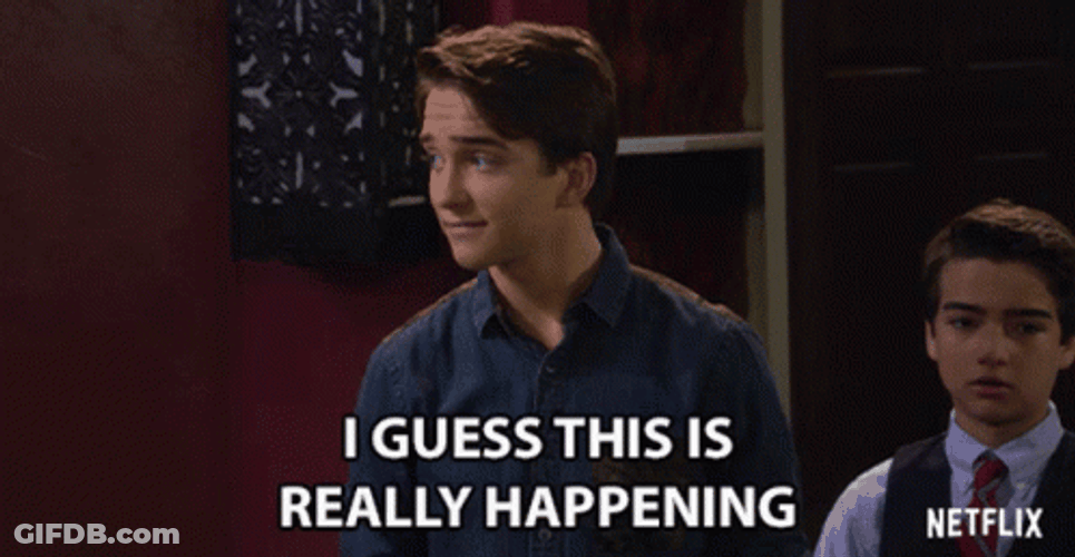 I Guess This Is Really Happening Fuller House Michael Campion GIF
