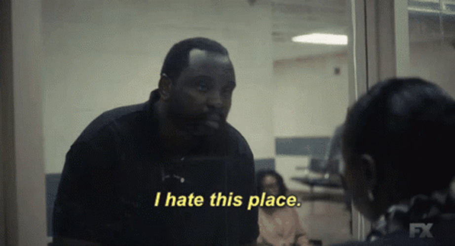 I Hate It Here Complaining Black Man GIF