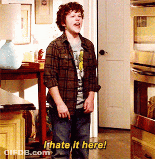 I Hate It Here Disappearing Luke Modern Family GIF