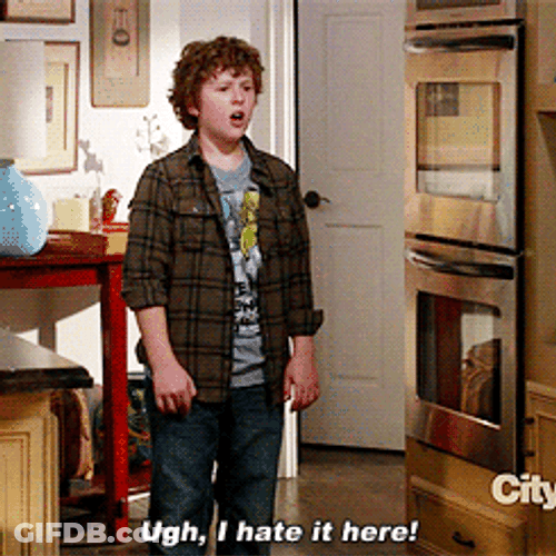 I Hate It Here Nolan Gould Modern Family GIF