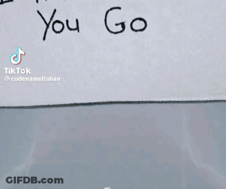 I Hate To See You Go On Paper GIF