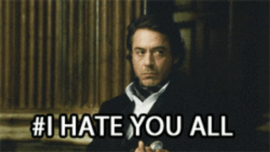 I Hate You All Robert Downy Jr GIF