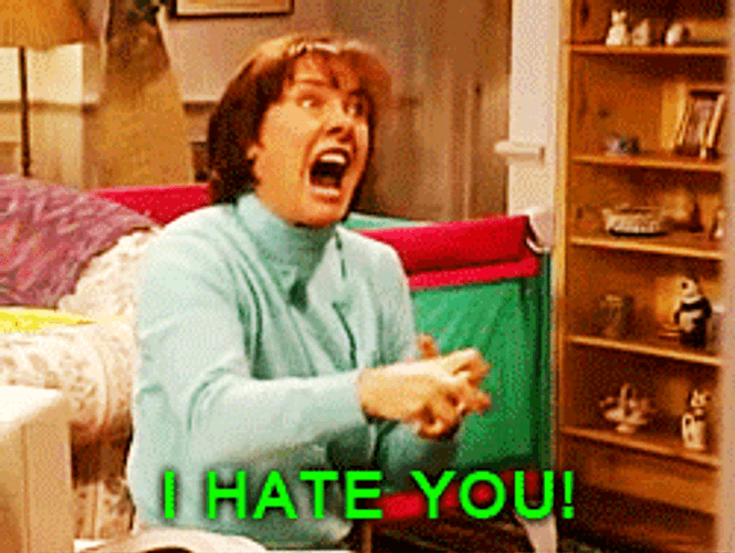 I Hate You Angry Shiver GIF