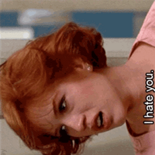 I Hate You Claire The Breakfast Club GIF