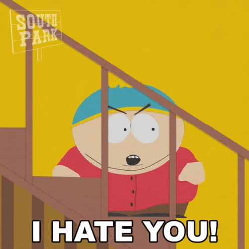 I Hate You Eric Cartman GIF