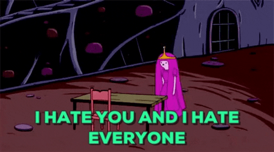 I Hate You Princess Bubblegum GIF