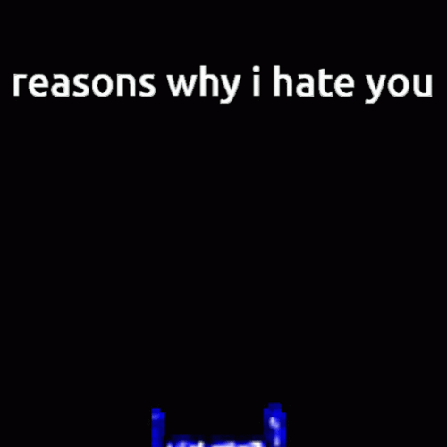 I Hate You Reasons Book GIF