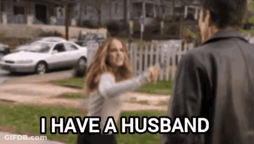 I Have A Husband Pepper Spray GIF