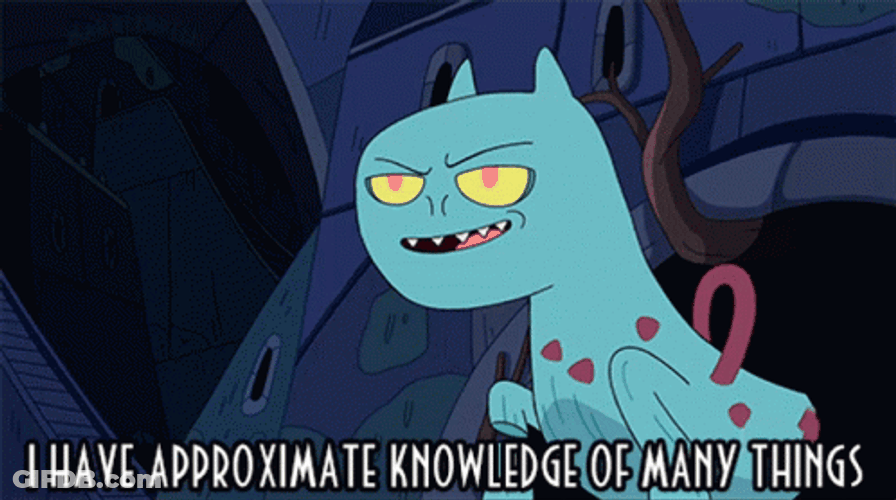 I Have Approximate Knowledge Of Many Things GIF
