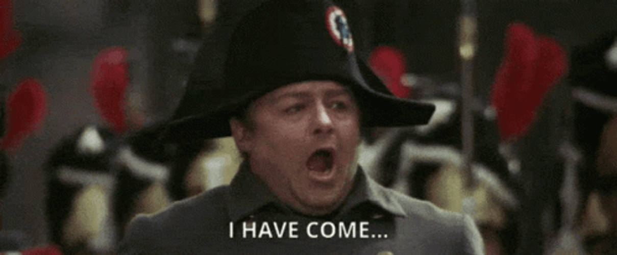 I Have Come To Say Goodbye Napoleon Meme GIF