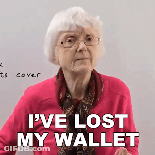 I Have Lost My Wallet Teacher Gill GIF