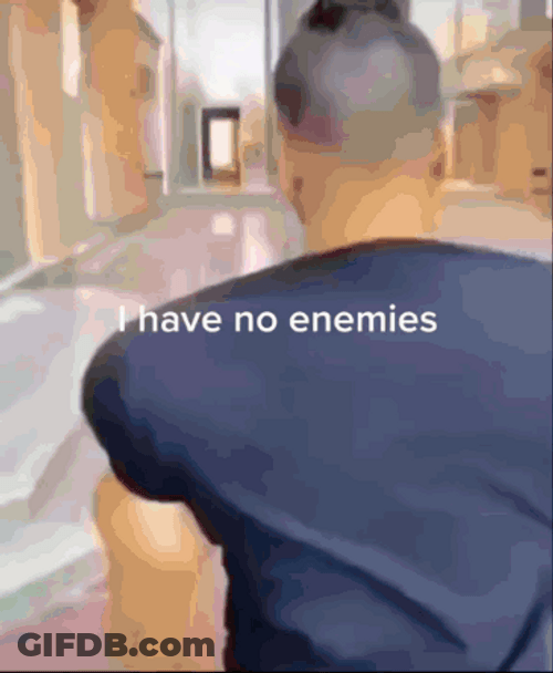 I Have No Enemies Kiss Over Punch GIF