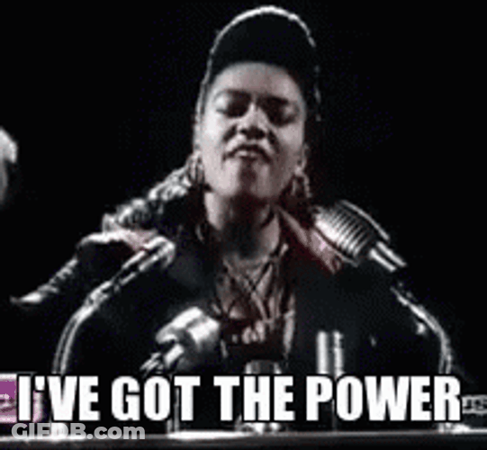 I Have The Power Confident Black Lady GIF
