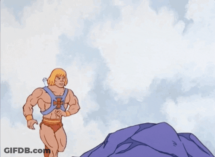 I Have The Power HeMan Hanging GIF