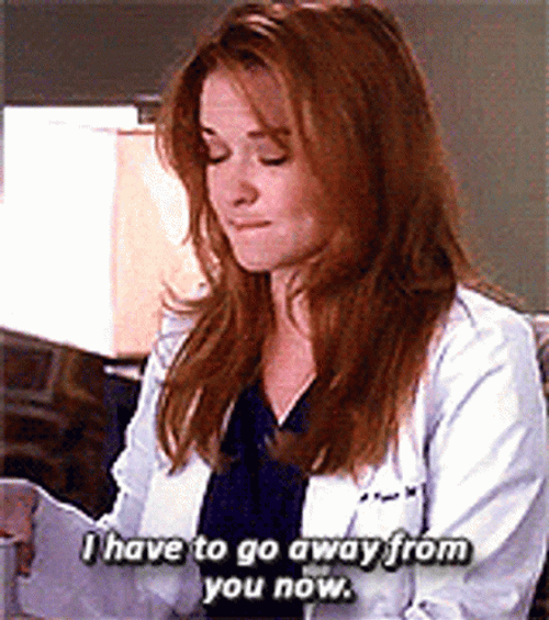 I Have To Go Away From You Now GIF