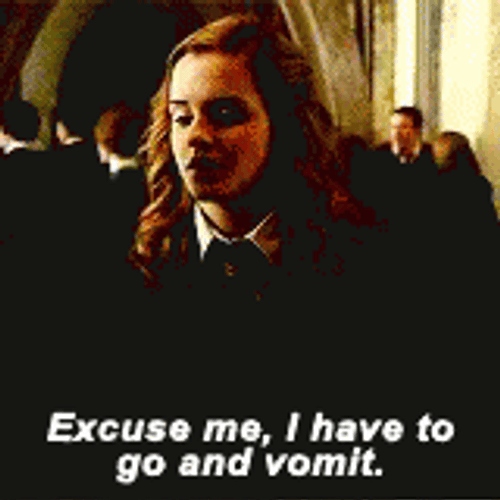 I Have To Vomit Emma Watson GIF