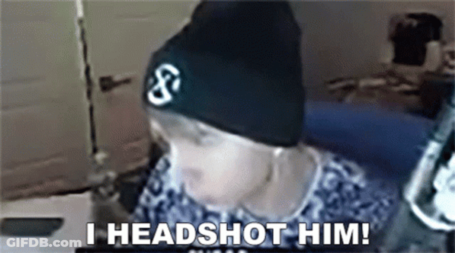 I Headshot Him GIF