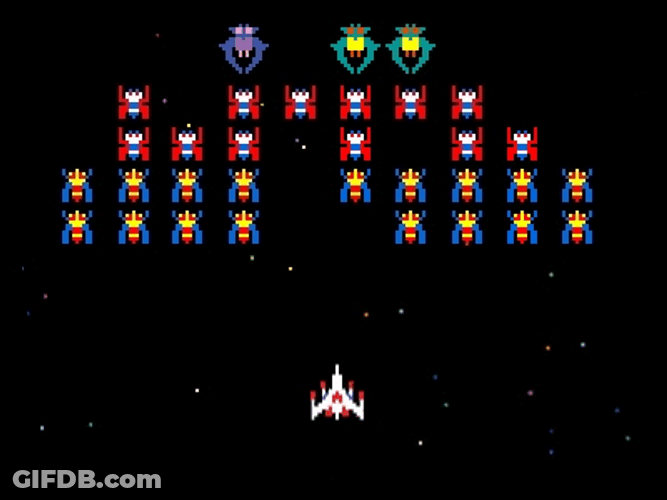 I Heart Galaga Fan Art GIF