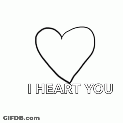 I Heart You Animated Love GIF