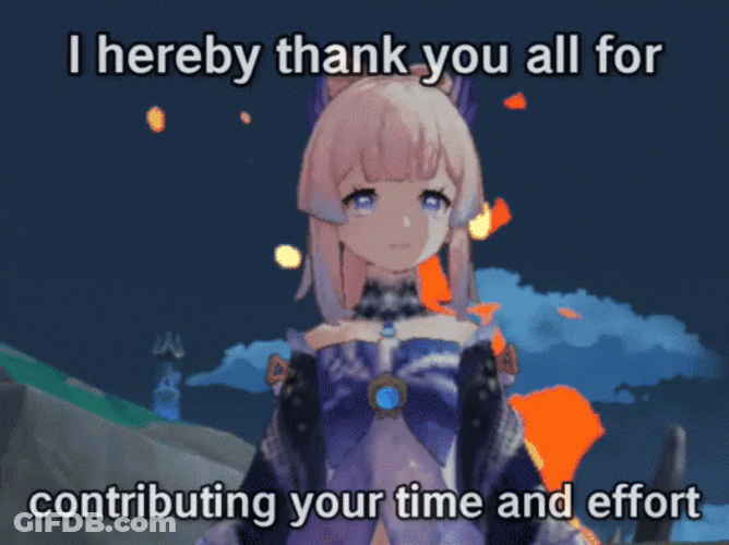 I Hereby Thank You For Your Time GIF