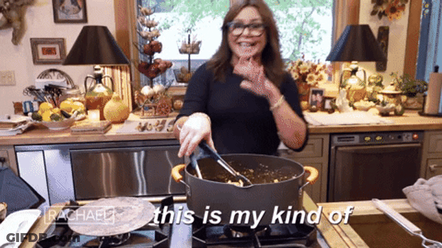 I Hope You Love Rachael Ray's Kind Of Hot Mess GIF