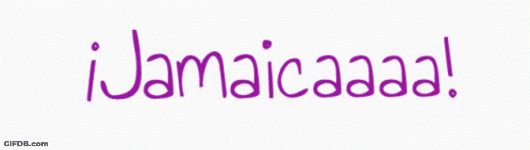 I Jamaica Text GIF