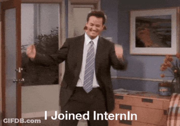 I Joined Linkedin Matthew Perry GIF