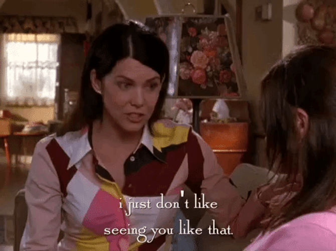 I Just Don't Like Seeing You Like That GIF