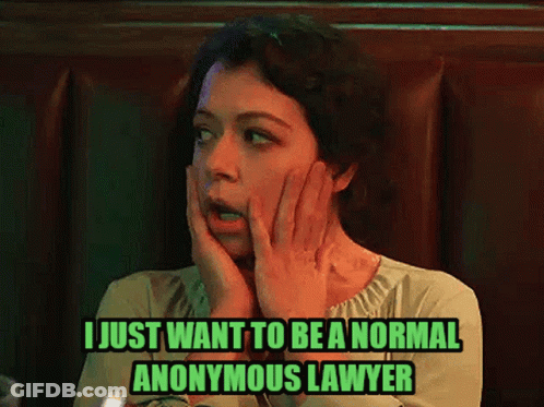 I Just Want To Be A Normal Anonymous Lawyer Tatiana Maslany GIF