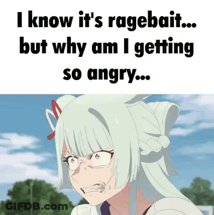 I Know It 'S Ragebait , But Why Am I Getting So Angry . GIF