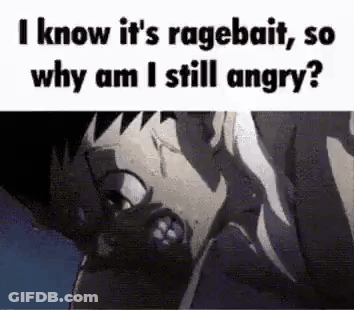 I Know It's Ragebait So Why Am I Still Angry GIF