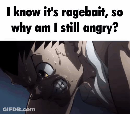 I Know It 'S Ragebait , So Why Am I Still Angry? GIF