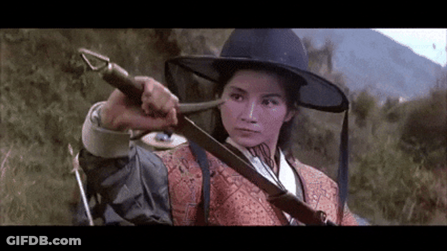 I Know Kung Fu Back Down GIF