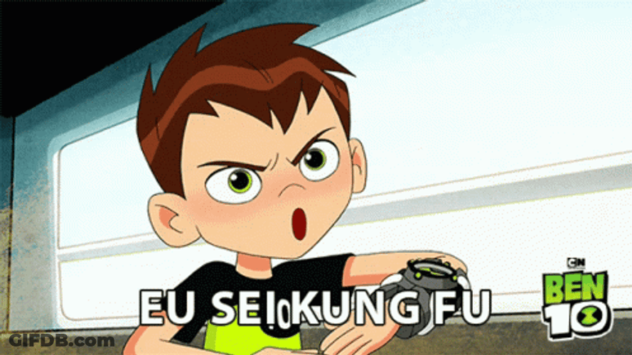 I Know Kung Fu Ben Ten GIF