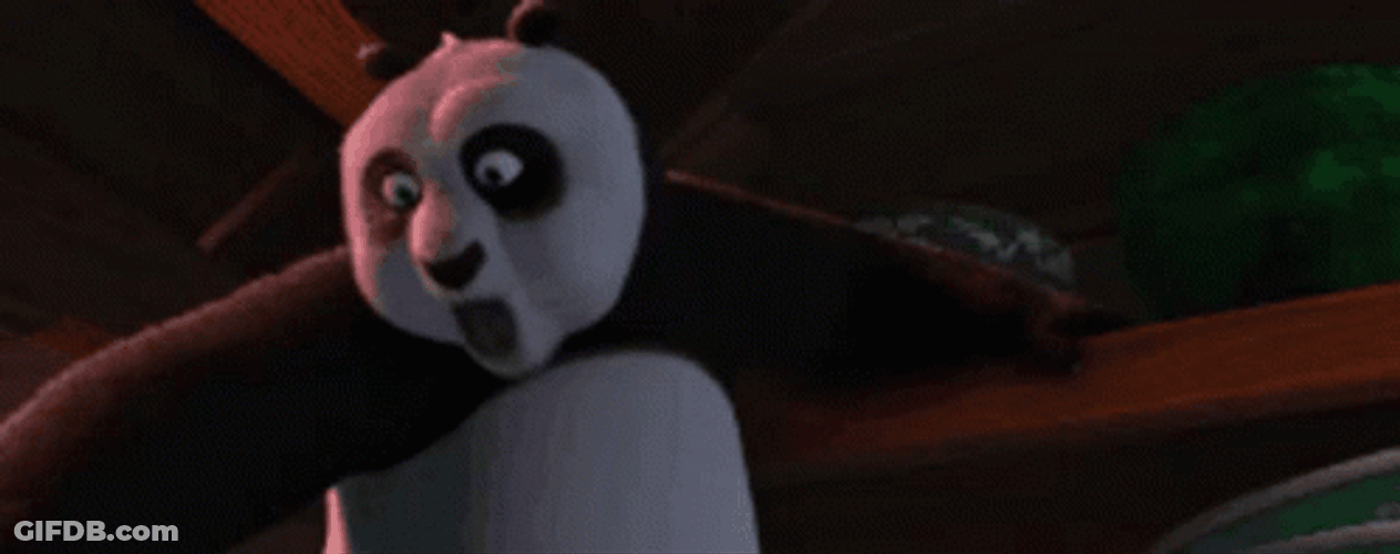 I Know Kung Fu Po Eating GIF