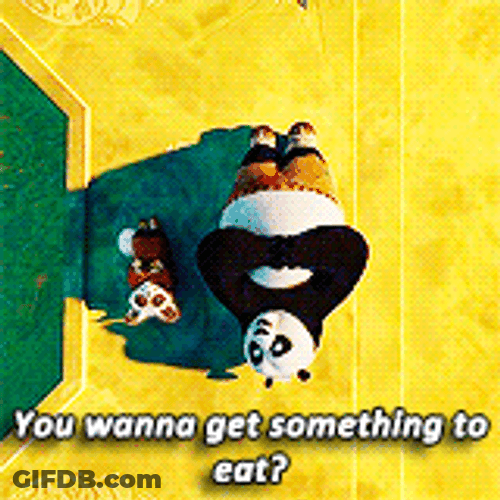 I Know Kung Fu Want Something To Eat GIF