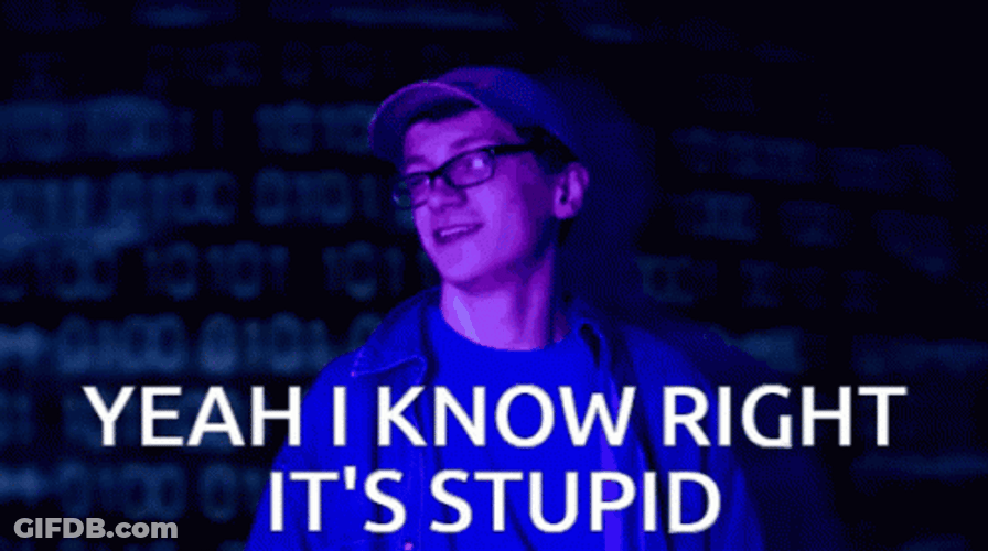 I Know Right It's Stupid GIF