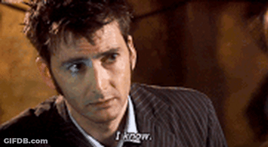 I Know Serious Reaction GIF