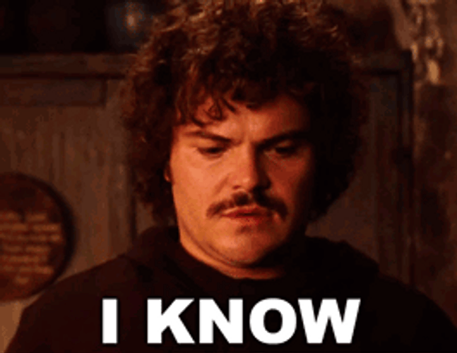 I Know Serious Stare Nacho Eyebrows GIF