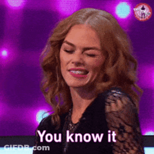 I Know You Know It Wink Sarah Clark GIF