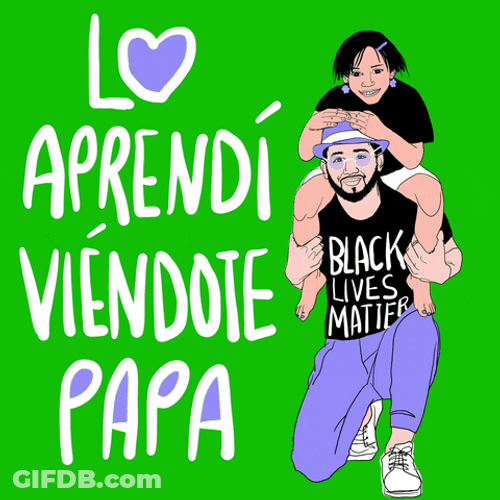 I Learned It From Watching You Aprendi Viendote Papa GIF