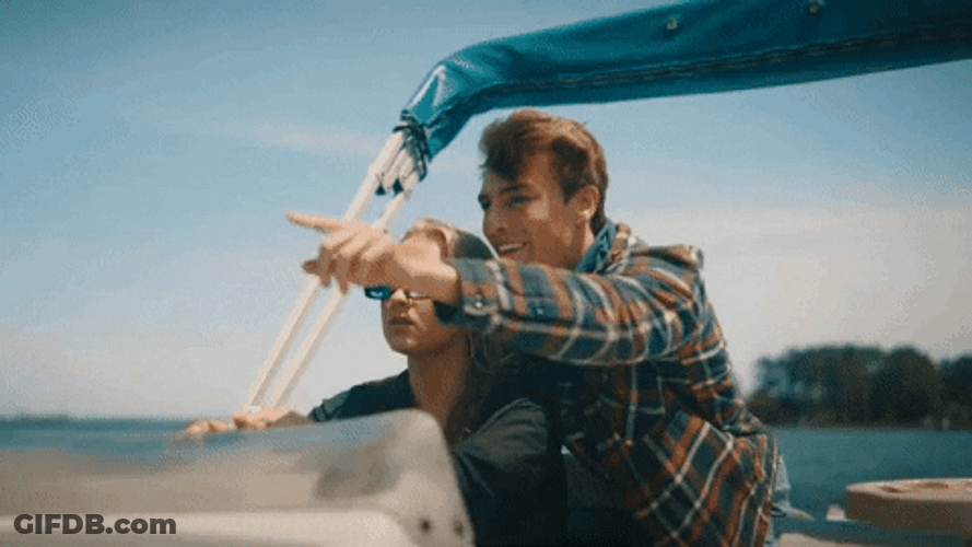 I Learned It From Watching You Boy Teaching Girl To Boat GIF