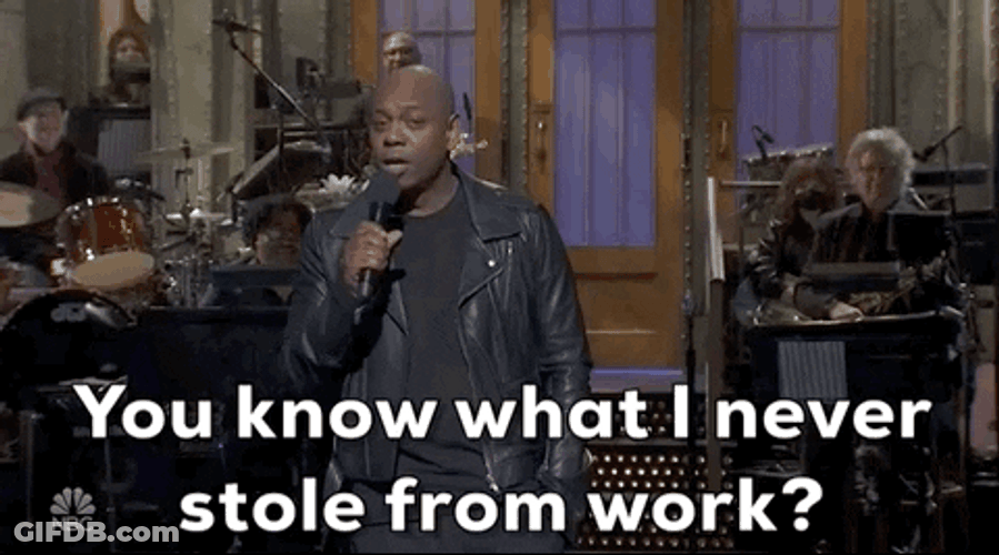 I Learned It From Watching You Dave Chappelle Never Work GIF