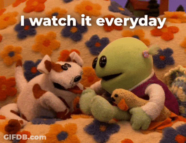 I Learned It From Watching You Mona And Russell GIF